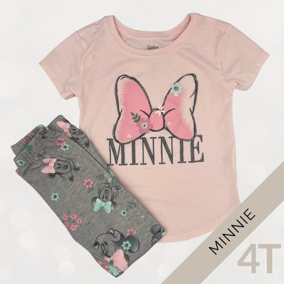 Minnie Mouse Girls 5-Piece Clothing Bundle Size 4T | Tops & Leggings - Picture 7 of 9
